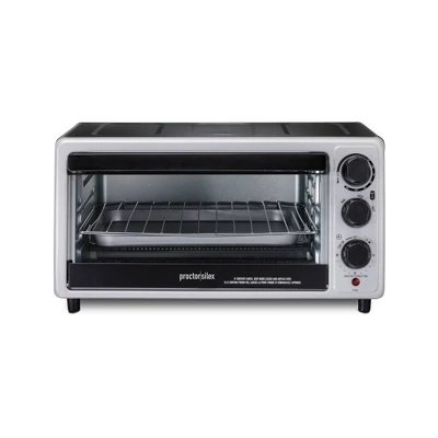 Proctor Silex 6sl Toaster Oven 31124: Countertop Small Oven, 1500W, Silver, Includes Broiler & Baking Pan, Freestanding 8 Proctor Silex 6sl Toaster Oven 31124: Countertop Small Oven, 1500W, Silver, Includes Broiler & Baking Pan, Freestanding - Image 8