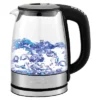 Brentwood 1.79-Qt. Cordless Digital Glass Electric Kettle With 6 Precise Temperature Presets And Swivel Base In Black