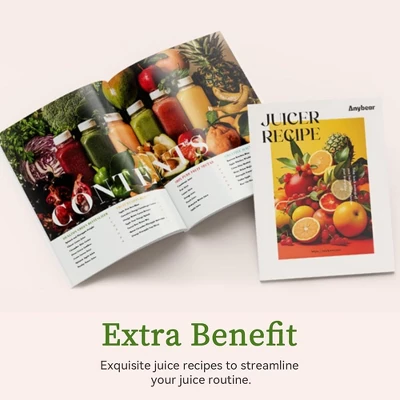 JUJABU Cold Press Juicer With 200W Motor And 4.3" Wide Chute For Whole Fruits And Veggies 5 JUJABU Cold Press Juicer With 200W Motor And 4.3" Wide Chute For Whole Fruits And Veggies - Image 5