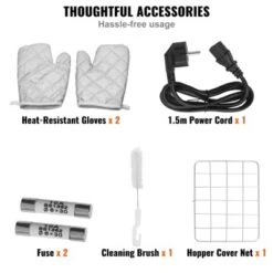 VEVOR Electric Oil Press Machine, 850W Stainless Steel Oil Extractor Machine, 0-300℃ / 32 - 572 ℉ Adjustable Temperature, Silver 13 VEVOR Electric Oil Press Machine, 850W Stainless Steel Oil Extractor Machine, 0-300℃ / 32 - 572 ℉ Adjustable Temperature, Silver -Kitchen Appliances GUEST c3776d3b 932c 48f4 8bc8 669d252c9bdb