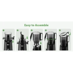 Aeitto Cold Press Juicer,juicer Machine With 4.35" Large Feed Chute Fit Whole Fruits And Vegetables & Easy To Clean -Kitchen Appliances GUEST c3cf41ee e592 446d a0dd f6d03a0e3ba5