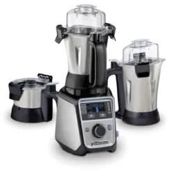 Hamilton Beach Pro Multi Food Prep 58770: 13-Speed Silver Food Processor & Blender, 1400W, Dishwasher-Safe Parts -Kitchen Appliances GUEST c421abe6 e9fb 45a6 9a5a fb7d173da419