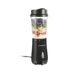 Hamilton Beach SingleServe Blender 51101BV: Portable Personal Blender, 12 Oz Capacity, Dishwasher-Safe, 175 Watts, Black/Gray -Kitchen Appliances GUEST c44f02aa b64b 478b 8ed7 d5d520fef929