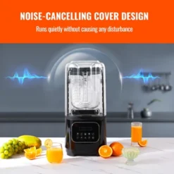 VEVOR Professional Blender With Shield, Commercial Countertop Blenders, 68 Oz Glass Jar Blender Combo, Stainless Steel 9 Speed & 5 Functions Blender -Kitchen Appliances GUEST c6e43f82 9f3e 4558 b9b8 61c4b1fa658d