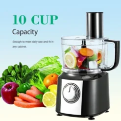 Mojgar Multifunctional 10Cup Classic Compact Food Processor Chef Machine Mixer Blender