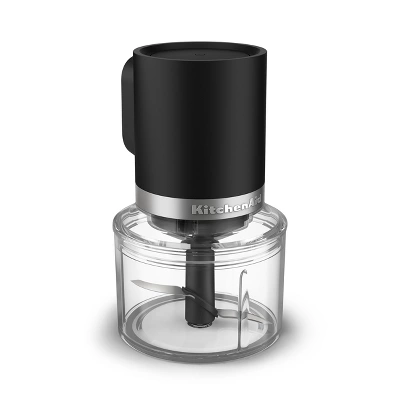 KitchenAid Go Cordless 3.5 Cup Top Down Chopper KTCR350BM - Battery Sold Separately, Stainless Steel Blade, Matte Black 5 KitchenAid Go Cordless 3.5 Cup Top Down Chopper KTCR350BM - Battery Sold Separately, Stainless Steel Blade, Matte Black - Image 5