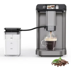 Garvee Fully Automatic Espresso Coffee Machine,20 Bar Espresso With Milk Frother And Adjustable Espresso Bean Grinder, 1.5L Serve With Touch Screen -Kitchen Appliances GUEST c8b0a3da 499c 4dbe 9b86 bdb38e55f924