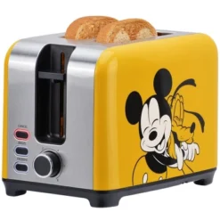 Disney Mickey And Pluto 2-Slice Toaster, Yellow 11 Disney Mickey And Pluto 2-Slice Toaster, Yellow -Kitchen Appliances GUEST c9761125 d0eb 4bce ad8b 668a470bf99a