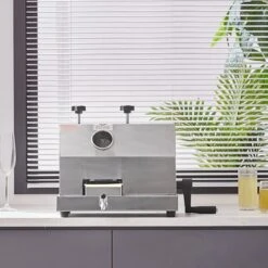 VEVOR Commercial Sugar Cane Juicer, 110LBS/H High Output Sugarcane Juicer Machine With 3 Stainless Steel Rollers And 2.4" Large Inlet