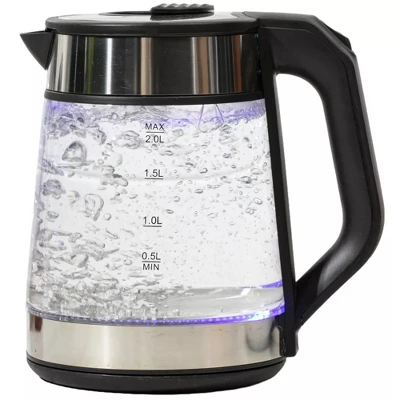 Luminuxe Electric Kettle, Speed-Boil Glass Electric Water Boiler & Warmer 1500W Tea Heater, Auto Shut-Off Cool Touch Handle 7 Luminuxe Electric Kettle, Speed-Boil Glass Electric Water Boiler & Warmer 1500W Tea Heater, Auto Shut-Off Cool Touch Handle - Image 7
