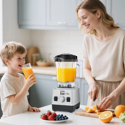 Aeitto Blenders For Kitchen With 68Oz. Large Capacity, 3 Preset Programs & 7 Speeds, Professional Countertop Blender For Smoothies, Ice Crush, Silver 7 Aeitto Blenders For Kitchen With 68Oz. Large Capacity, 3 Preset Programs & 7 Speeds, Professional Countertop Blender For Smoothies, Ice Crush, Silver - Image 7