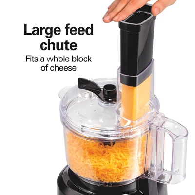 Hamilton Beach Bowl Scraper Food Processor Black - 70743: 450W, 2 Speeds, Dishwasher-Safe, 64oz Capacity, Chops, Full-Size 6 Hamilton Beach Bowl Scraper Food Processor Black - 70743: 450W, 2 Speeds, Dishwasher-Safe, 64oz Capacity, Chops, Full-Size - Image 6