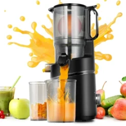 5.3 Inch Juicer, Self-Feeding Masticating Juicer Fit Whole Fruits, 250W Cold Press Juicer With High Juice Yield, BPA Free 24 5.3 Inch Juicer, Self-Feeding Masticating Juicer Fit Whole Fruits, 250W Cold Press Juicer With High Juice Yield, BPA Free -Kitchen Appliances GUEST cce23d29 102a 421e b166 950795f0044c