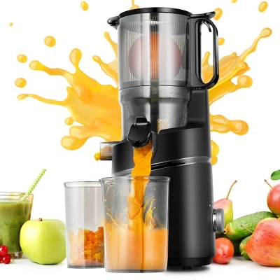 5.3 Inch Juicer, Self-Feeding Masticating Juicer Fit Whole Fruits, 250W Cold Press Juicer With High Juice Yield, BPA Free 12 5.3 Inch Juicer, Self-Feeding Masticating Juicer Fit Whole Fruits, 250W Cold Press Juicer With High Juice Yield, BPA Free - Image 12