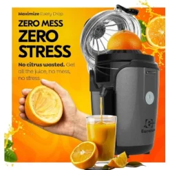 Eurolux Hands-Free Electric Citrus Juicer, Powerful Motor, Easy To Clean, Gray 9 Eurolux Hands-Free Electric Citrus Juicer, Powerful Motor, Easy To Clean, Gray -Kitchen Appliances GUEST cce2972b 8e31 4e5c 81c8 a9ae6f720f63