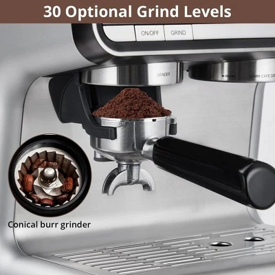 Espresso Machine With Grinder, Barista Espresso Maker With Milk Frother Steam Wand 3 Espresso Machine With Grinder, Barista Espresso Maker With Milk Frother Steam Wand - Image 3