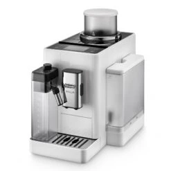 DeLonghi Rivelia Automatic Coffee And Espresso Machine With Milk Frother & Bean Switch System 18 One-Touch Recipes, 4 User Profiles