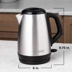 Black & Decker BLACK+DECKER 1.7L Cordless Electric Kettle, KE1700SD, Rapid Boil, Auto Shutoff, Stainless Steel -Kitchen Appliances GUEST ce2715f7 db7c 48a4 84a4 46250be17428