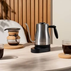 Bodum 34oz Electric Bistro Gooseneck Water Kettle With Temperature Control Stainless Steel -Kitchen Appliances GUEST ce3f68ed e547 4c61 88f0 20f6dc7339da