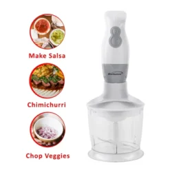Brentwood HB-38W 2 Speed Hand Blender With Balloon Whisk In White -Kitchen Appliances GUEST cec15c83 dfb1 4971 8004 fc89718e52f1