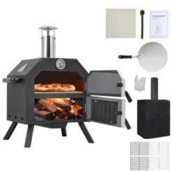 Outdoor Pizza Oven Wood Fired Pizza Oven Portable Patio Ovens Included Pizza Stone -Kitchen Appliances GUEST cfeb1a33 f35a 4f2c 8985 085a7ab59f4d