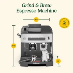 Cuisinart Espresso Bar Collection Grind & Brew Espresso Machine -Kitchen Appliances GUEST d137b9b0 84ea 47e0 9c38 3c664c1c7abf