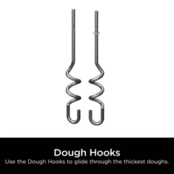 Ninja Foodi Dough Hooks For Power Mixer CI100 Series System - Stainless Steel - XSKDOUGHHK: Blender Parts, BPA-Free
