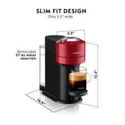 Nespresso Vertuo Next Coffee Maker & Espresso Machine By Breville - Red: Automatic Shut-Off, Includes 12 Capsules -Kitchen Appliances GUEST d1666589 892d 42d5 8a7d 3159ff202359