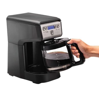 Hamilton Beach 12C Coffee Maker 46200: Drip Coffee Machine, 12 Cup Capacity, Electric, Dishwasher-Safe, Black 3 Hamilton Beach 12C Coffee Maker 46200: Drip Coffee Machine, 12 Cup Capacity, Electric, Dishwasher-Safe, Black - Image 3