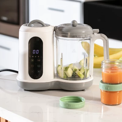 Baby Food Processor Steamer Blender With 12 Glass Baby Food Storage Jars, BPA-Free, Leakproof, Durable, And Convenient 1 Baby Food Processor Steamer Blender With 12 Glass Baby Food Storage Jars, BPA-Free, Leakproof, Durable, And Convenient