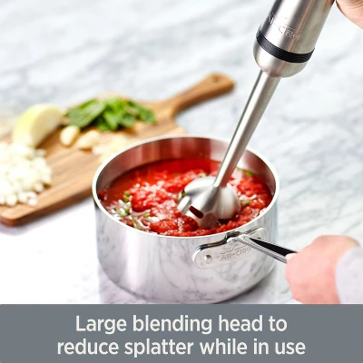 All-Clad Stainless Steel Immersion Blender, Variable Speed Control, Silver 5 All-Clad Stainless Steel Immersion Blender, Variable Speed Control, Silver - Image 5