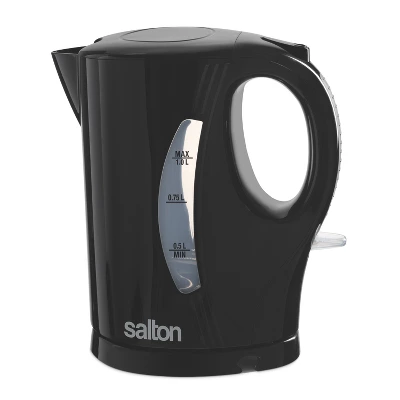 Salton Cordless Electric Kettle, 1 Liter With Automatic Shut-Off And Boil-Dry Protection, Water Level Window, 1000 Watts, Black (JK1641B) 5 Salton Cordless Electric Kettle, 1 Liter With Automatic Shut-Off And Boil-Dry Protection, Water Level Window, 1000 Watts, Black (JK1641B) - Image 5