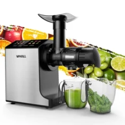 WHALL Cold Press Juicer Machine, Wide Feed Chute, High Juice Yield, Stainless Steel Masticating Juicer 18 WHALL Cold Press Juicer Machine, Wide Feed Chute, High Juice Yield, Stainless Steel Masticating Juicer -Kitchen Appliances GUEST d6bababa 9567 44ac 8966 1cf5f6343775
