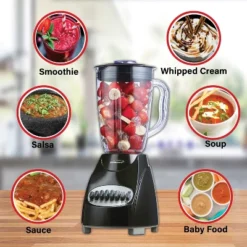 Brentwood 50-Ounce 12-Speed + Pulse Blender -Kitchen Appliances GUEST d727649c 5155 4e7f 8a4f 2270c5f0270e