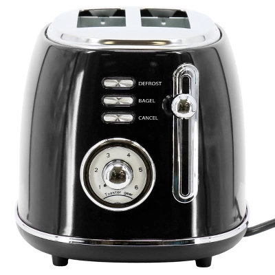 MegaChef 1.8 Quart Electric Tea Kettle And 2 Slice Toaster Combo In Black 4 MegaChef 1.8 Quart Electric Tea Kettle And 2 Slice Toaster Combo In Black - Image 4