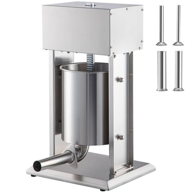 VEVOR Electric Stuffer, 10L Large Capacity, 200W Vertical Sausage Stuffer With Speed Stepless, 304 Stainless Steel Sausage Machine 8 VEVOR Electric Stuffer, 10L Large Capacity, 200W Vertical Sausage Stuffer With Speed Stepless, 304 Stainless Steel Sausage Machine - Image 8