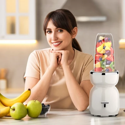 SUGIFT Personal Blender And Grinder Combo High-Speed Smoothie Maker With Dual Blades, 14oz & 7oz Cups, Mini Blender For Juicing, Coffee 9 SUGIFT Personal Blender And Grinder Combo High-Speed Smoothie Maker With Dual Blades, 14oz & 7oz Cups, Mini Blender For Juicing, Coffee - Image 9