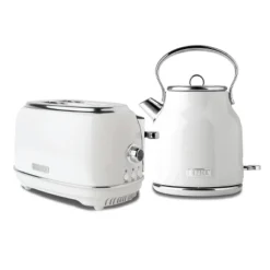 Haden Heritage 1.7 Liter Electric Kettle With 2 Slice Bread Toaster, White -Kitchen Appliances GUEST d88c8d4f 0793 4f04 82c3 af0839c1028f