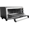 Black & Decker BLACK+DECKER 8-Slice Extra Wide Convection Toaster Oven, TO3250XSB, Fits 9"x13" Oven Pans And 12" Pizza, Stainless Steel/Black