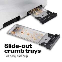 Hamilton Beach Digital 4 Slice Toaster Stainless Steel 24796: Bagel Toaster, Countertop, 1560W, Metal, Silver -Kitchen Appliances GUEST dcd719d3 5500 422e 8612 9fefdd573a63