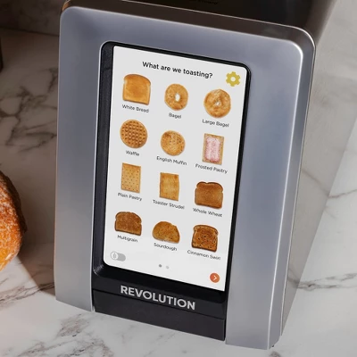 Revolution InstaGLO R180 Connect Plus Smart Toaster - Digital Touchscreen Toaster Stainless Steel 4 Revolution InstaGLO R180 Connect Plus Smart Toaster - Digital Touchscreen Toaster Stainless Steel - Image 4