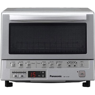 Panasonic Flash Express Toaster Oven - Silver NB-G110P: Digital Control, 4-Slice Capacity, Cool Touch Handle, 1300W 4 Panasonic Flash Express Toaster Oven - Silver NB-G110P: Digital Control, 4-Slice Capacity, Cool Touch Handle, 1300W - Image 4