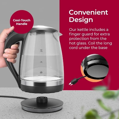 MuellerLiving Electric Kettle - SpeedBoil Tea Kettle Water Boiler With Automatic Shutoff 4 MuellerLiving Electric Kettle - SpeedBoil Tea Kettle Water Boiler With Automatic Shutoff - Image 4