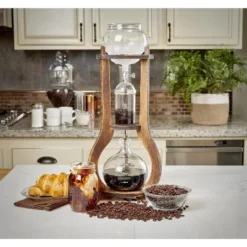 Nispira Iced Coffee Cold Brew Drip Tower Coffee Maker Wooden, 6-8 Cup -Kitchen Appliances GUEST defd09b7 4928 428d 8664 780a40707ac1