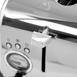 MegaChef 4 Slice Wide Slot Toaster With Variable Browning In Silver -Kitchen Appliances GUEST e02b7750 8b51 4614 aec8 cf4942e61ea7