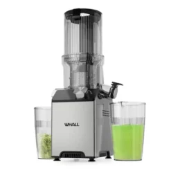 Whall Cold Press Slow Masticating Juicer – 4" Extra-Large Feed Chute, Auto-Reverse, Dual Speeds For Soft & Hard Produce, 180W -Kitchen Appliances GUEST e02d2e8c 36ea 4e4a 802e c2b09bfcb876