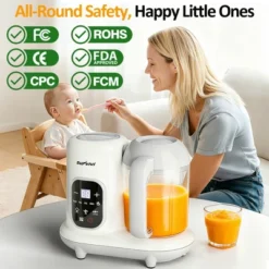 Heynemo Baby Food Maker, All-in-one Baby Food Processor With Steam, Heating, Unfreeze, Blender, Electric Blender And Food Processor Combo, Self Clean 15 Heynemo Baby Food Maker, All-in-one Baby Food Processor With Steam, Heating, Unfreeze, Blender, Electric Blender And Food Processor Combo, Self Clean -Kitchen Appliances GUEST e0337650 47cd 4432 ad8c 71a7a7420f51