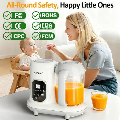 Heynemo Baby Food Maker, All-in-one Baby Food Processor With Steam, Heating, Unfreeze, Blender, Electric Blender And Food Processor Combo, Self Clean 7 Heynemo Baby Food Maker, All-in-one Baby Food Processor With Steam, Heating, Unfreeze, Blender, Electric Blender And Food Processor Combo, Self Clean - Image 7