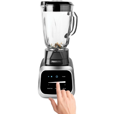 Power XL Smart Pro Blender - Black: High Power Glass Jar Blender, 1800W, 6-Blade, 3 Speeds, Dishwasher-Safe Parts 2 Power XL Smart Pro Blender - Black: High Power Glass Jar Blender, 1800W, 6-Blade, 3 Speeds, Dishwasher-Safe Parts - Image 2