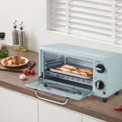 Elite Cuisine 10L Retro Toaster Oven - Mint -Kitchen Appliances GUEST e15a03c1 ff6b 4892 ba4e c40e41f74b34